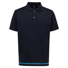 Dunhill Blue Cotton Polo Shirt