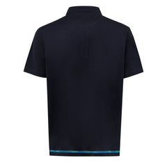 Dunhill Blue Cotton Polo Shirt