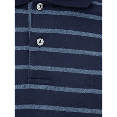 Dunhill Blue Cotton Polo Shirt