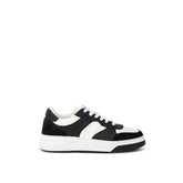 Dsquared² Black And White Leather Sneaker