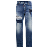 Dsquared² Blue Cotton Jeans & Pant