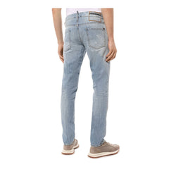 Dsquared² Light Blue Cotton Men Jeans