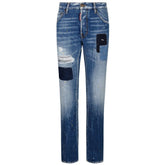 Dsquared² Blue Cotton Jeans & Pant