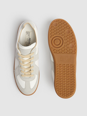 Maison Margiela Low Leather And Suede Sneakers