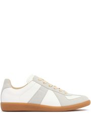 Maison Margiela Low Leather And Suede Sneakers