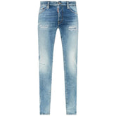 Dsquared² Blue Cotton Jeans & Pant