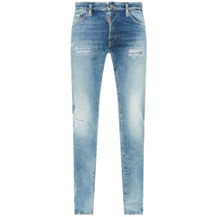 Dsquared² Blue Cotton Jeans & Pant