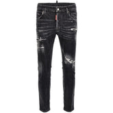 Dsquared² Black Cotton Jeans & Pant