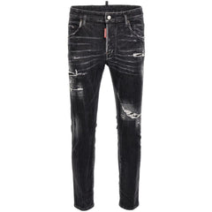Dsquared² Black Cotton Jeans & Pant