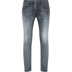 Dsquared² Gray Cotton Jeans & Pant