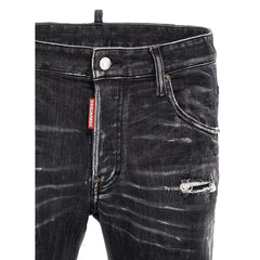 Dsquared² Black Cotton Jeans & Pant