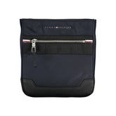 Tommy Hilfiger Sleek Blue Shoulder Bag with Contrasting Details
