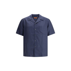 Missoni Bowling Shirt with shiny ZigZag pattern