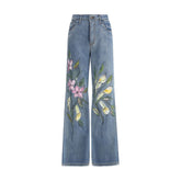 Ella Floral Print Jeans