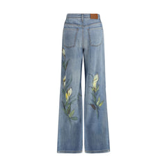 Ella Floral Print Jeans