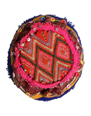 Dolce & Gabbana Multicolor Floral Sequin Knitted Embellished Hat