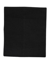 Dolce & Gabbana Black Cashmere Knitted Neck Warmer Foulard Scarf