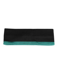 Dolce & Gabbana Black Silk Knitted DG Queen Head Band Hat