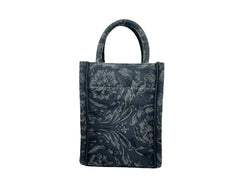 Versace Athena Barocco Mini Top Handle Tote Crossbody Bag Black