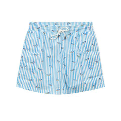 Canali Light Blue Polyester Swimwear
