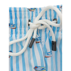 Canali Light Blue Polyester Swimwear