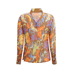 Versace Barocco silk crepe Shirt