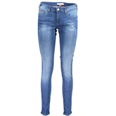 Tommy Hilfiger Blue Cotton Women Jeans