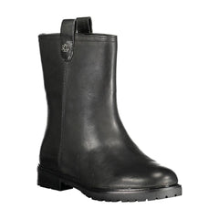Ralph Lauren Black Leather Women Boot