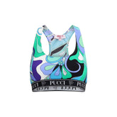 Emilio Pucci Orchid print sport Top