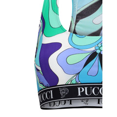 Emilio Pucci Orchid print sport Top