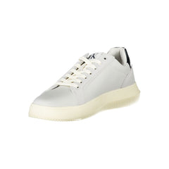 Calvin Klein Gray Leather Men Sneaker