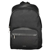Calvin Klein Black Polyester Men Backpack