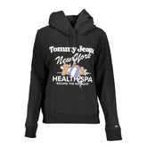 Tommy Hilfiger Black Cotton Women Hoodie