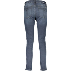 Calvin Klein Blue Cotton Women Jeans