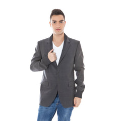 Calvin Klein Gray Wool Men Jacket