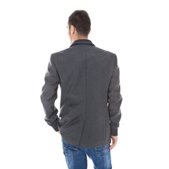 Calvin Klein Gray Wool Men Jacket