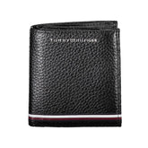 Tommy Hilfiger Black Leather Men Wallet