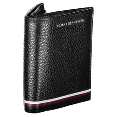 Tommy Hilfiger Black Leather Men Wallet
