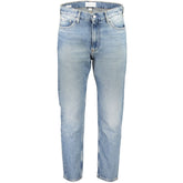 Calvin Klein Light Blue Cotton Men Jeans