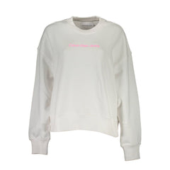 Calvin Klein White Cotton Sweater