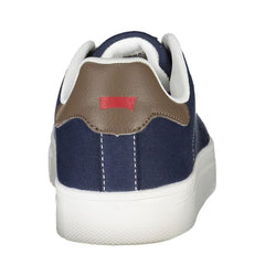 Carrera Blue Eco Leather Men Sneaker