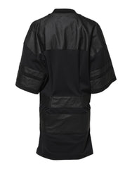 Dolce & Gabbana Black Cotton Short Sleeves V-neck T-shirt