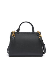 Gucci Black Leather GG Marmont Handbag