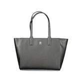 Tommy Hilfiger Black Recycled Polyester Women Handbag