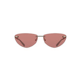 Calvin Klein Pink Metal Women Sunglass