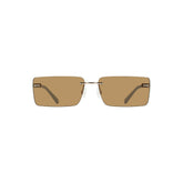 Calvin Klein Beige Metal Women Sunglass