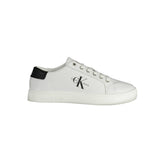 Calvin Klein White Recycled Polyester Men Sneaker