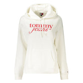 Tommy Hilfiger White Cotton Women's Hooded Sweater