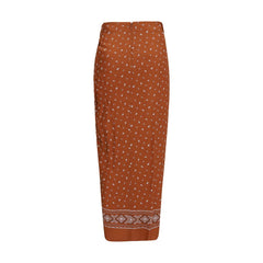 PINKO Bandana pattern pareo Skirt