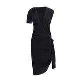 Ferragamo Asymmetrical knit Dress